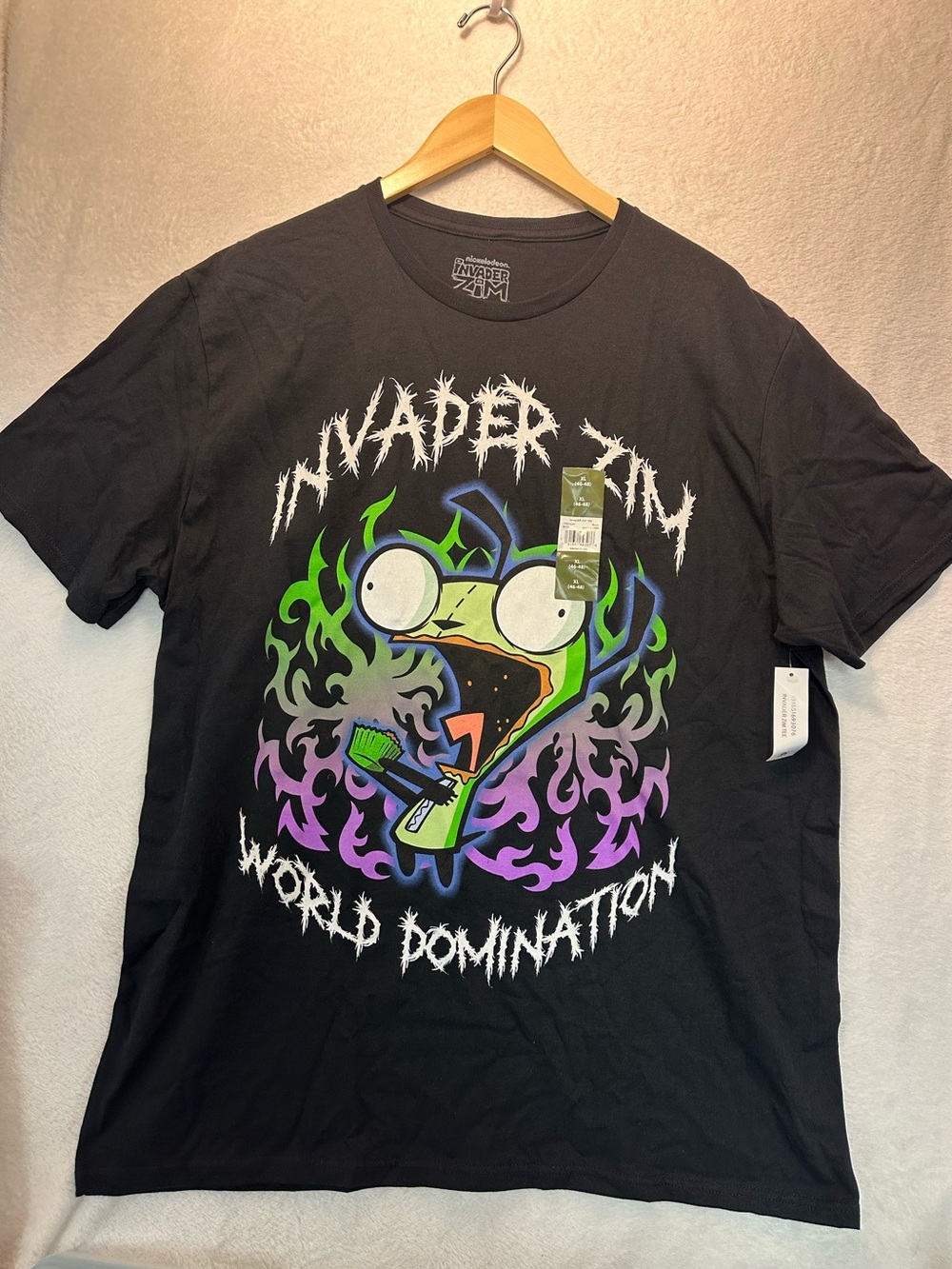 Nickelodeon’s Invader Zim t shirt black size XL Unisex